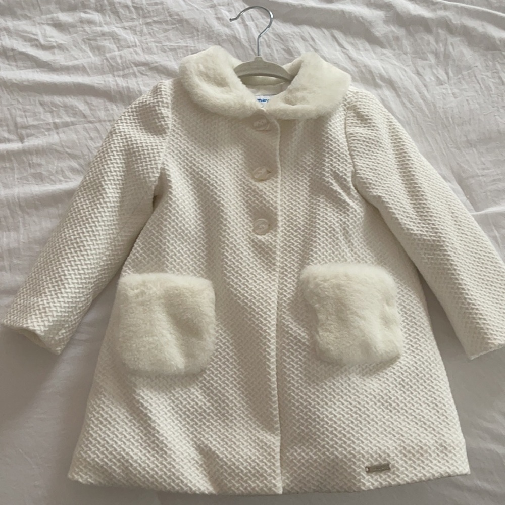off white Mayoral coat